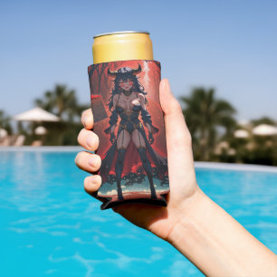 Demoness with Contact at Crossroads, Anime Demon Seltzer Can Cooler