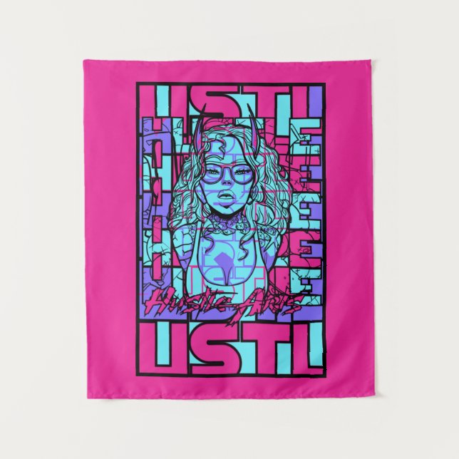 Demonic allure  tapestry (Front)