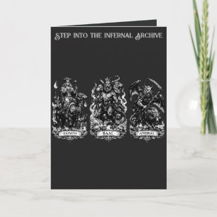 Demonic Rulers in Dark Fantasy Card