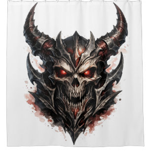 Demonic Skull with Horns