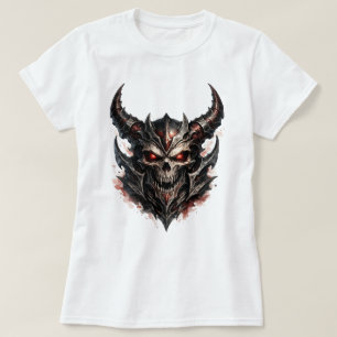 Demonic Skull with Horns T-Shirt
