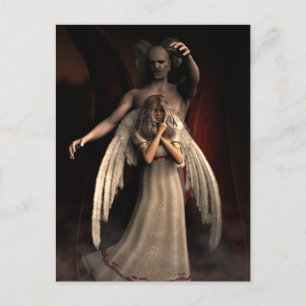 Demonic Threat Postcard