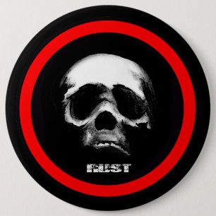 Demonoid 6 Inch Round Button