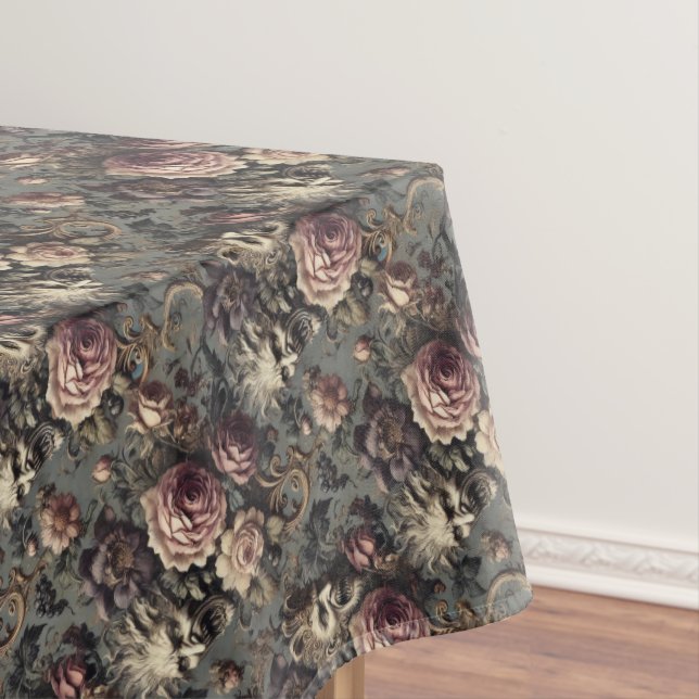 Demons of Delinquency – Gothic Medium Pattern Tablecloth (In Situ)