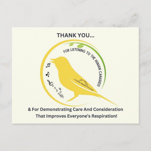 Demonstrating Care and Consideration Postcard (Front)