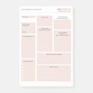 Demonstration Daily Planner Post-it Notes