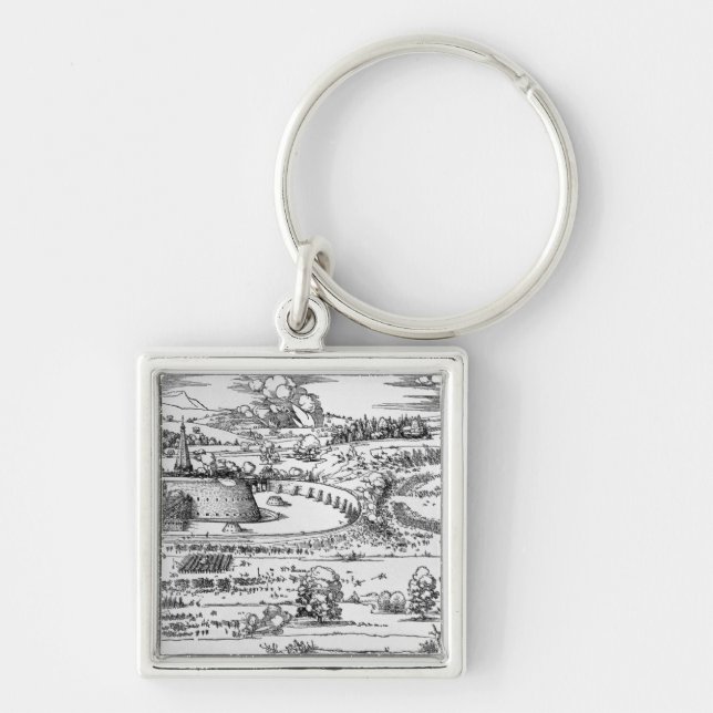 Demonstration of defensive measures keychain (Front)