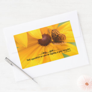 Demosthenes Inspirational Quote "Opportunities" Sticker