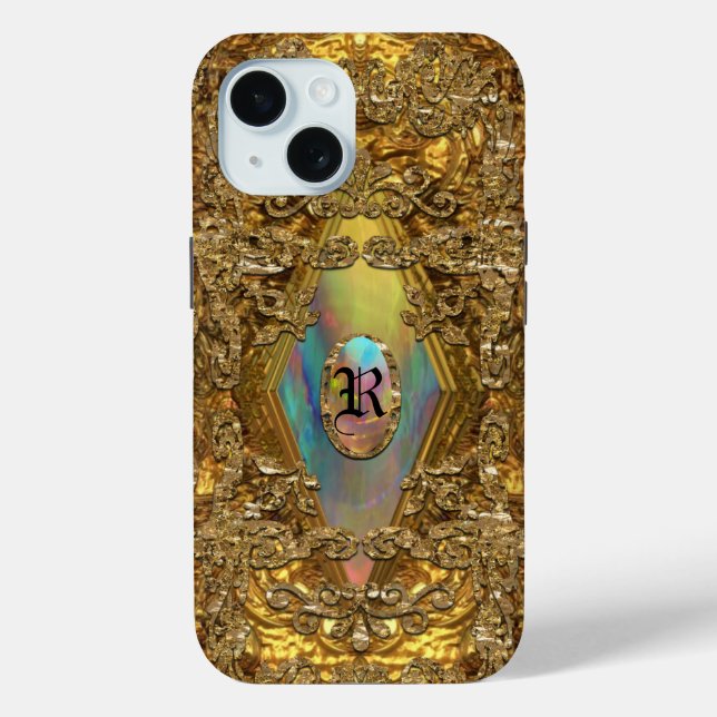 Dempsey Elegant Chic Monogram  Case-Mate iPhone Case (Back)