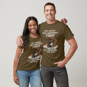 DEMS HAZARD TRUMPS TL WT HG HEALTH CARE HEALTHCARE T-Shirt