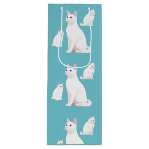 Demure Cats Wine Gift Bag
