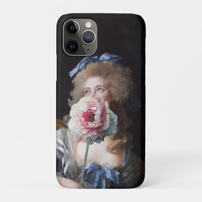 Demure with Pink Peony Case-Mate iPhone Case (Back)