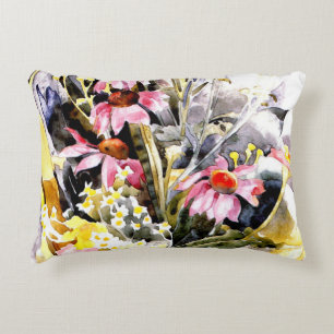 Demuth - African Daisies Accent Pillow