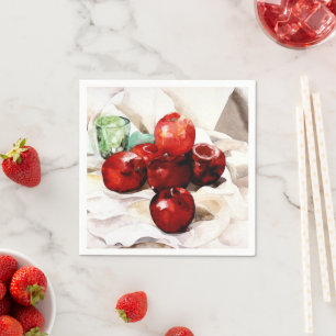 Demuth - Apples and Green Glass Napkin