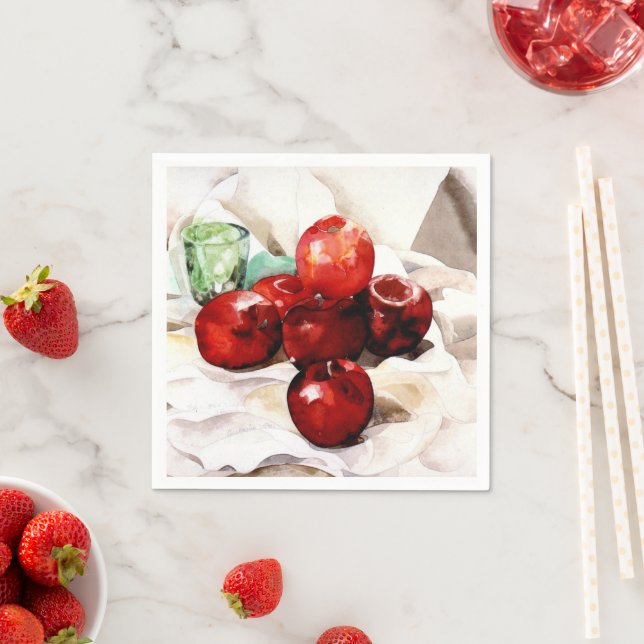 Demuth - Apples and Green Glass Napkin (Insitu)