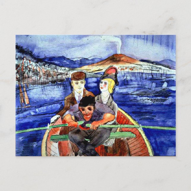 Demuth - The Boat Ride from Sorrento Postcard (Front)