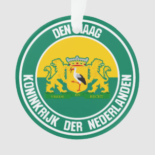 Den Haag Round Emblem Ornament