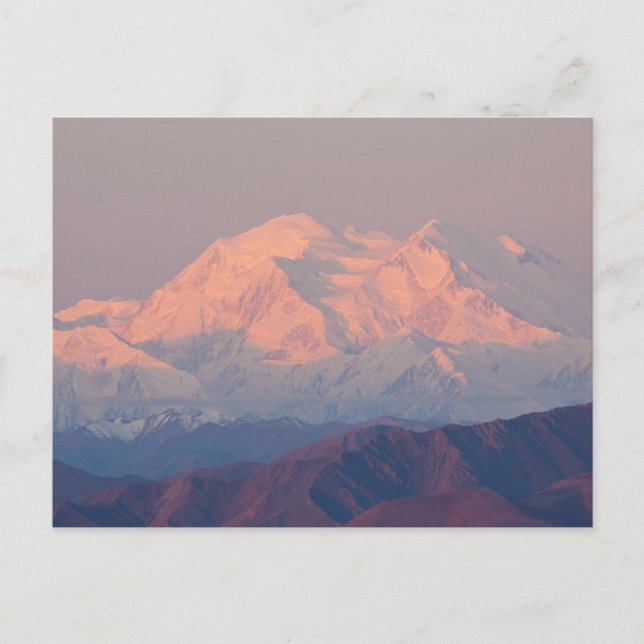 Denali at Sunrise Postcard (Front)