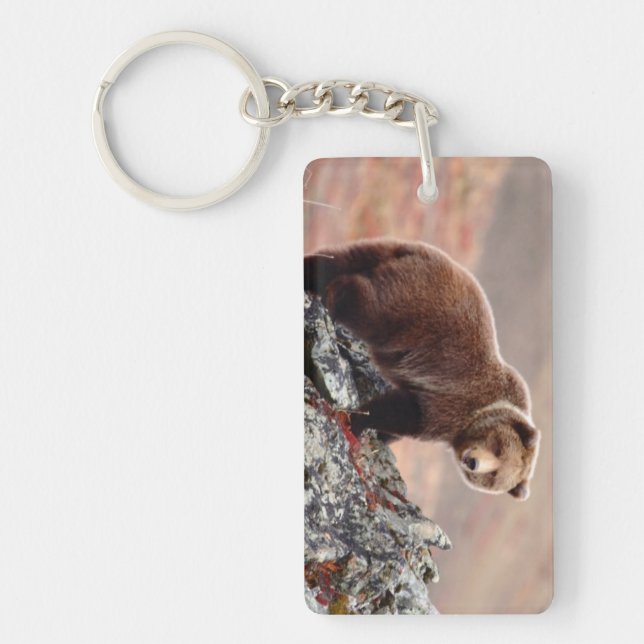 Denali Brown Bear Keychain (Front)