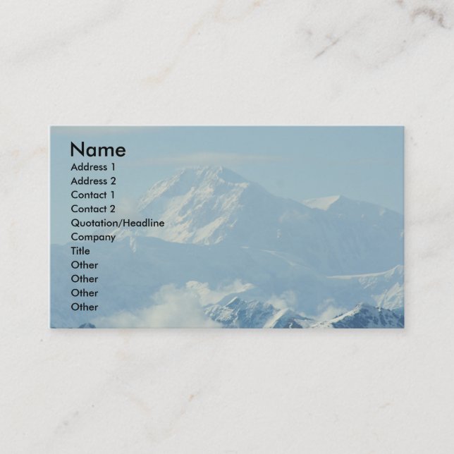 Denali Business Card (Front)