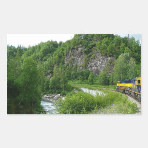 Denali Express Alaska Train Vacation Photography Sticker