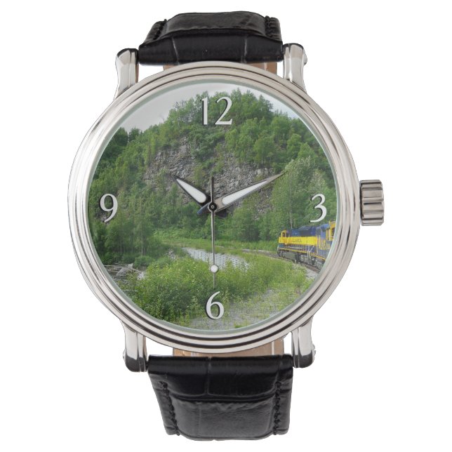 Denali Express Alaska Train Vacation Photography Watch (Front)