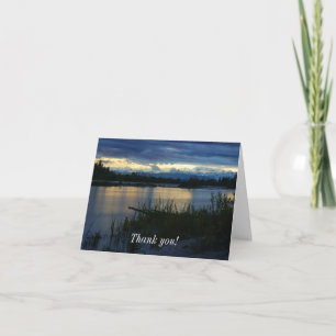 Denali Midnight Sunset Thank You Card