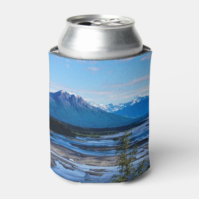 Denali Mountain Range Can Cooler (Can Front)