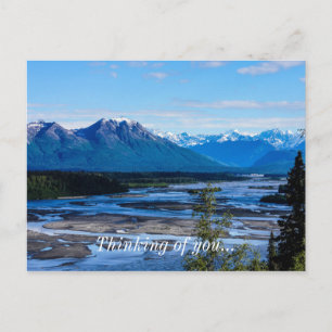 Denali Mountain Range Postcard