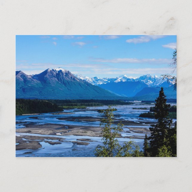 Denali Mountain Range Postcard (Front)
