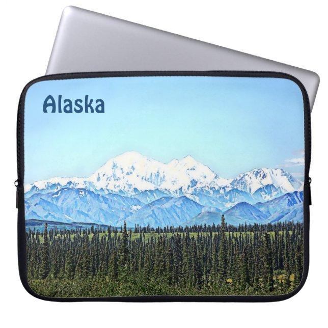 Denali (Mt. McKinley) Laptop Sleeve (Front)