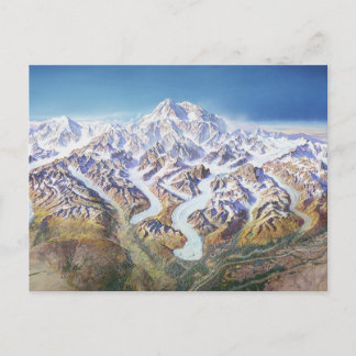 Denali (Mt. McKinley) Panorama Postcard
