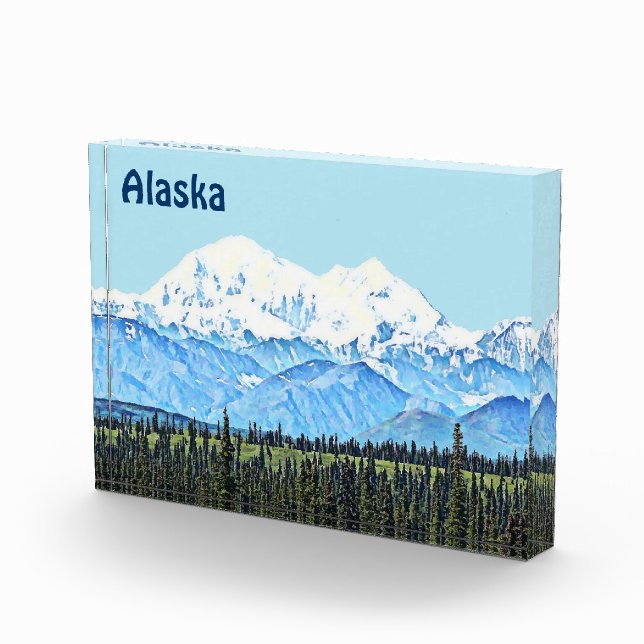 Denali (Mt. McKinley) Photo Block (Right)