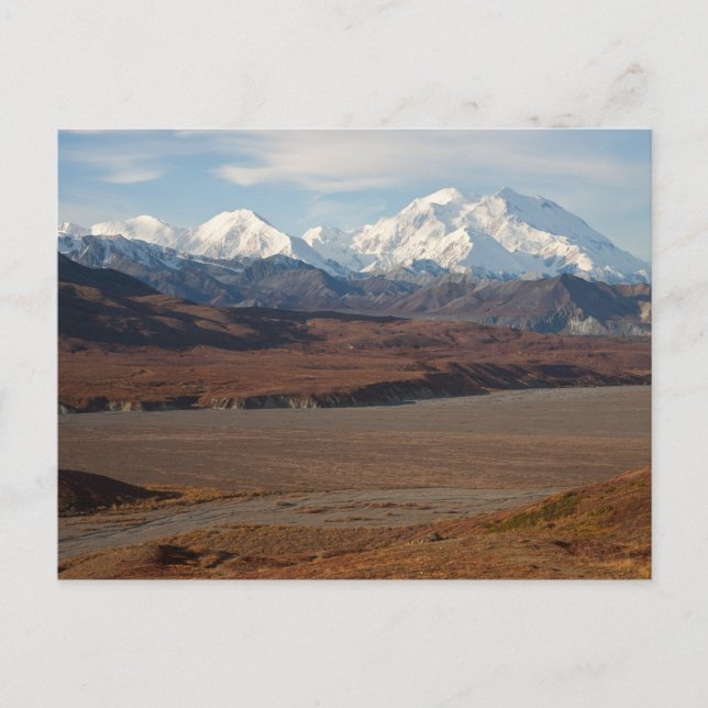 Denali, Mt. McKinley Postcard (Front)