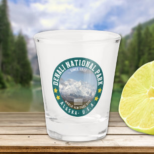 Denali National Park Alaska - Adventure awaits Shot Glass