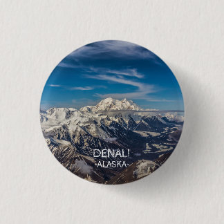 Denali National Park Alaska bucket list collector 1 Inch Round Button