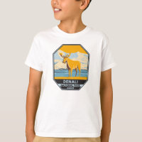 Denali National Park Alaska Moose Vintage