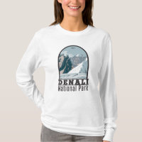 Denali National Park Alaska Mount Hunter Vintage T