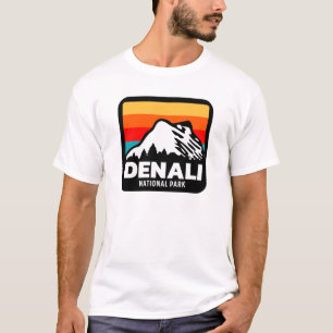 Denali National Park Alaska Retro Vintage Gift  T-Shirt