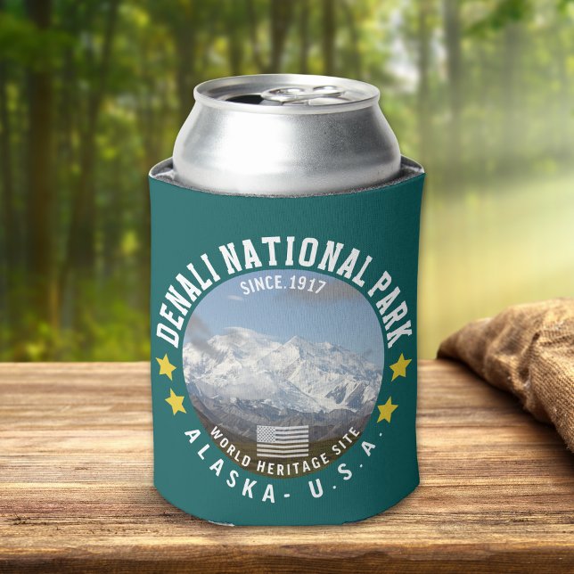 Denali National Park Alaska Since 1917 Can Cooler (Creator Uploaded)