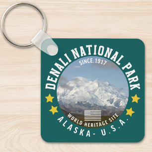 Denali National Park Alaska Since 1917 Keychain