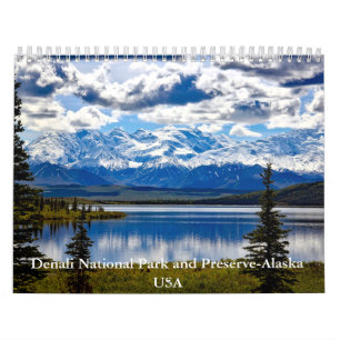 Denali National Park and Preserve-Alaska  Calendar