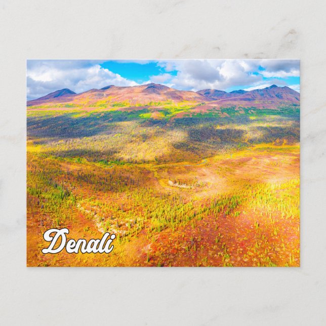Denali National Park and Preserve, Alaska Postcard (Front)