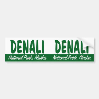 Denali National Park Bumper Sticker
