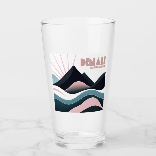Denali National Park Coloured Hills Glass (Front)