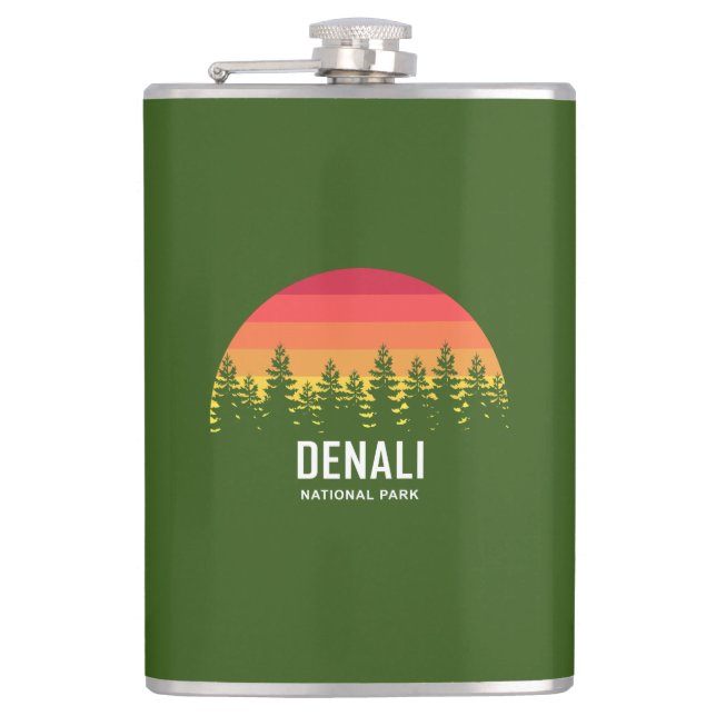 Denali National Park Hip Flask (Front)