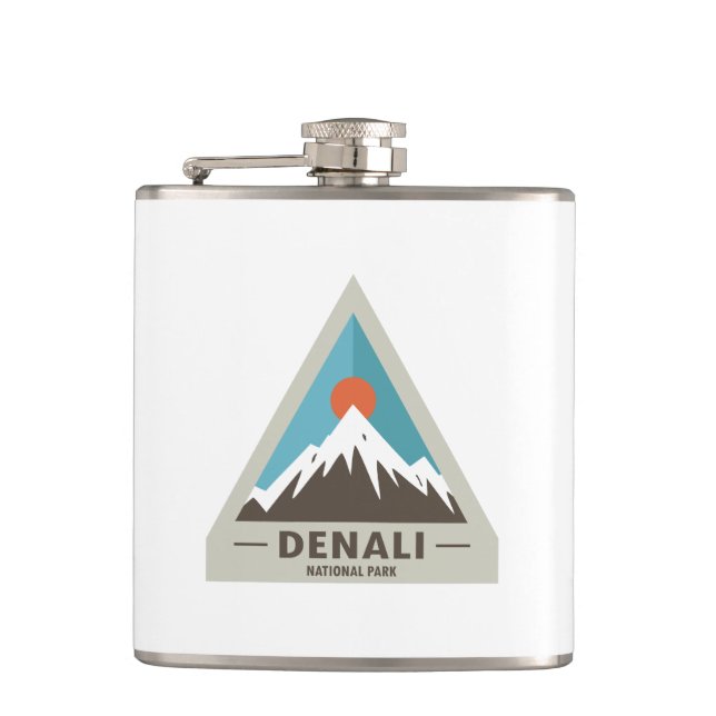 Denali National Park Hip Flask (Front)