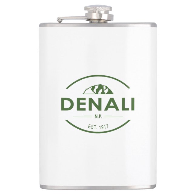 Denali National Park Hip Flask (Front)