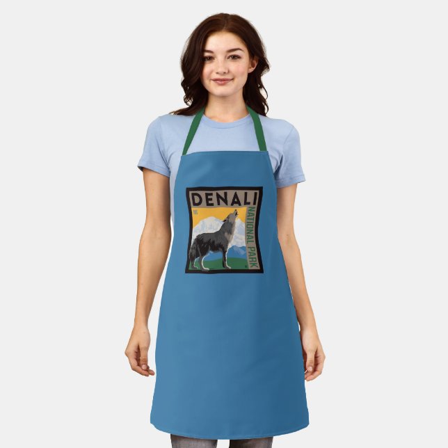 Denali National Park | Howling Wolf Apron (Worn)