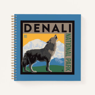 Denali National Park   Howling Wolf Notebook